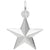 Star Charm In 14K White Gold