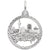 San Antonio Charm In Sterling Silver