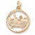 San Antonio Charm in 10k Yellow Gold hide-image