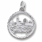 San Antonio charm in Sterling Silver hide-image