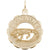 Bonaire Charm in Yellow Gold Plated