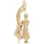 Colorguard Charm in Yellow Gold Plated