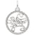 Palm Spring Charm In 14K White Gold
