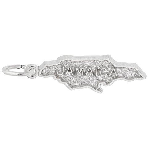 Jamaica Charm In 14K White Gold