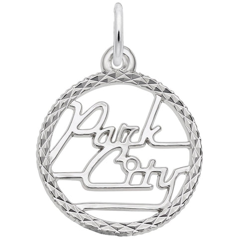Parkcity Charm In 14K White Gold
