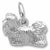 Shih Tzu charm in 14K White Gold hide-image