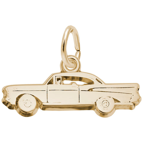 Car Charm in Yellow Gold Plated