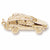 Mini Van charm in Yellow Gold Plated hide-image