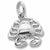 Crab charm in Sterling Silver hide-image