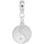 Yin Yang charm dangle bead in Sterling Silver hide-image