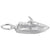 Jet Ski Charm In 14K White Gold