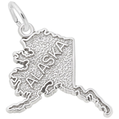 Alaska Charm In 14K White Gold