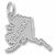 Alaska charm in 14K White Gold hide-image