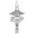 Rpn Charm In 14K White Gold