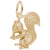 Squirrel Charm In Yellow Gold