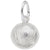 Tennis Ball Charm In Sterling Silver