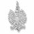 Phoenix charm in 14K White Gold hide-image