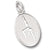 Gymnast charm in Sterling Silver hide-image