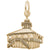 Lt House Bocagrand, Fl Charm in Yellow Gold Plated