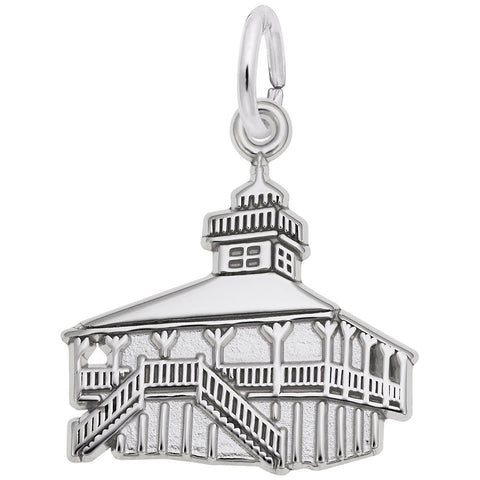Lt House Bocagrand, Fl Charm In 14K White Gold