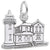 Admiralty, Wa Lighthouse Charm In Sterling Silver