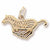 Zebra Charm in 10k Yellow Gold hide-image