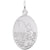 Fisherman Charm In 14K White Gold
