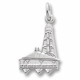 Sanibel Lighthouse, Fl charm in Sterling Silver hide-image