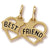 Best Friends charm in Yellow Gold Plated hide-image