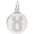 Taurus Charm In Sterling Silver
