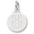 Taurus charm in 14K White Gold hide-image