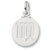 Virgo charm in 14K White Gold hide-image