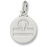 Libra charm in Sterling Silver hide-image