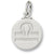 Libra charm in 14K White Gold hide-image