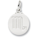 Scorpio charm in Sterling Silver hide-image