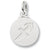 Sagittarius charm in 14K White Gold hide-image