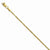 14K Yellow Gold Diamond-Cut Rope Chain Bracelet