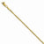 14K Yellow Gold Diamond-Cut Rope Chain Bracelet