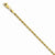 14K Yellow Gold Diamond-Cut Rope Chain Bracelet
