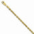 14K Yellow Gold Diamond-Cut Rope Chain Bracelet