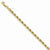14K Yellow Gold Diamond-Cut Rope Chain Bracelet