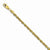 14K Yellow Gold Diamond-Cut Lightweight Rope Chain Bracelet