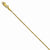 14K Yellow Gold Diamond-Cut Rope Chain Bracelet