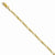14K Yellow Gold Flat Figaro Chain