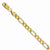 14K Yellow Gold Flat Figaro Chain