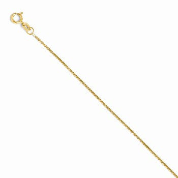 14K Yellow Gold Light Box Chain