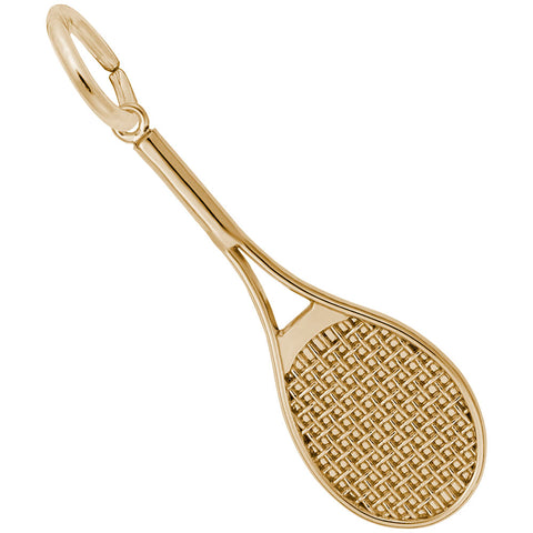 Tennis Charm in Yellow Gold Plated