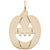 Jack O Lantern Charm In Yellow Gold