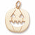 Jack O Lantern Charm in 10k Yellow Gold hide-image