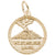 Mt. St Helens Charm In Yellow Gold